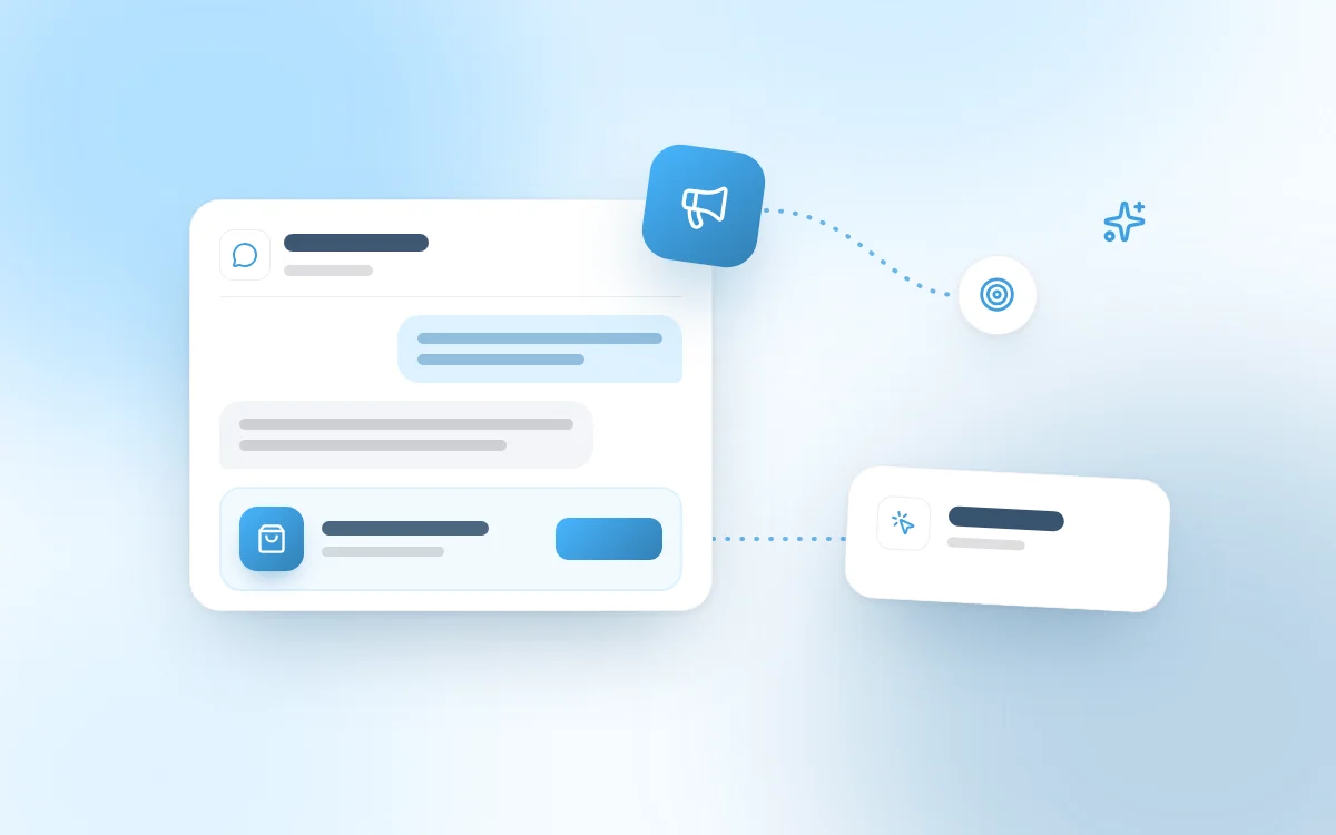 Illustration of ChatGPT Ads and conversational advertising for customer acquisition in 2026
